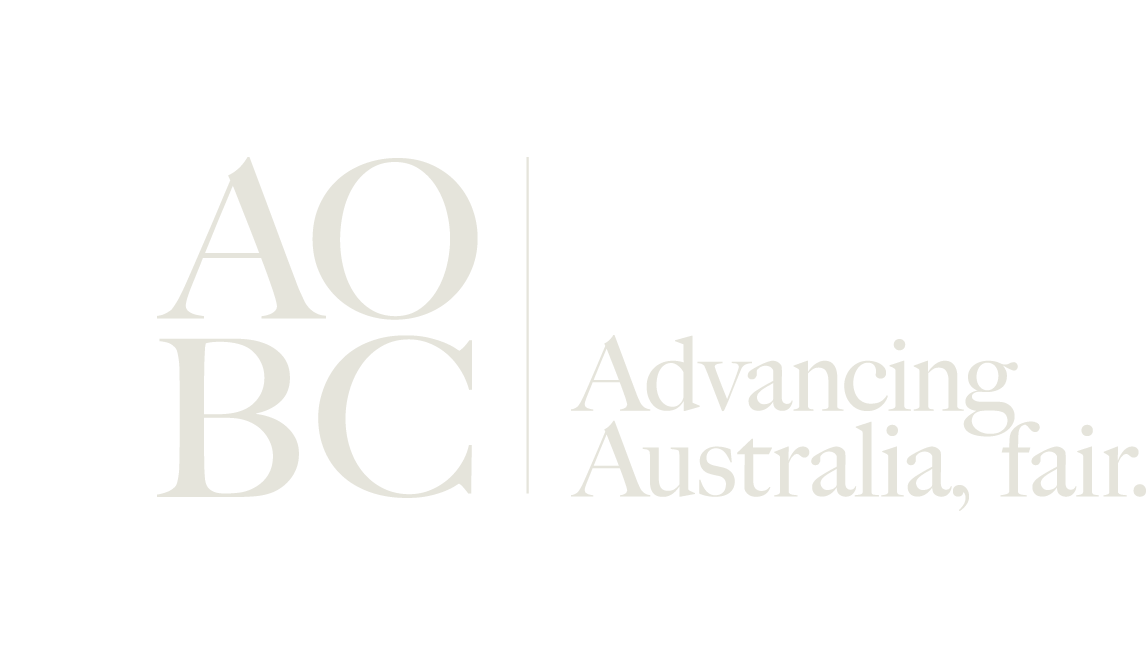 AOBC - Advancing Australia, fair.